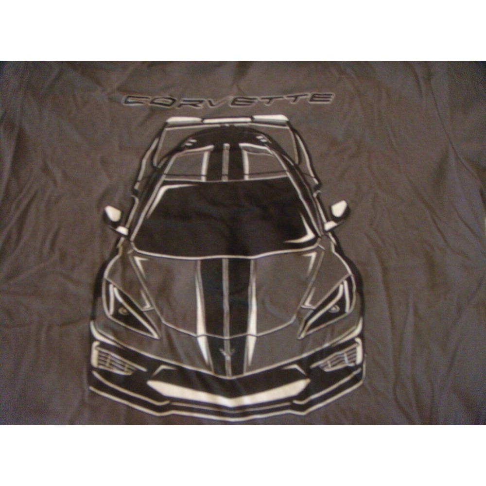 men's CORVETTE T-shirt grey small - Picture 2 of 4